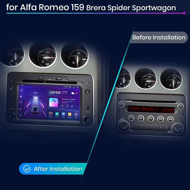 Alfa Romeo 159,Brera,Spider,Sportswagon Мултимедия Навигация Android