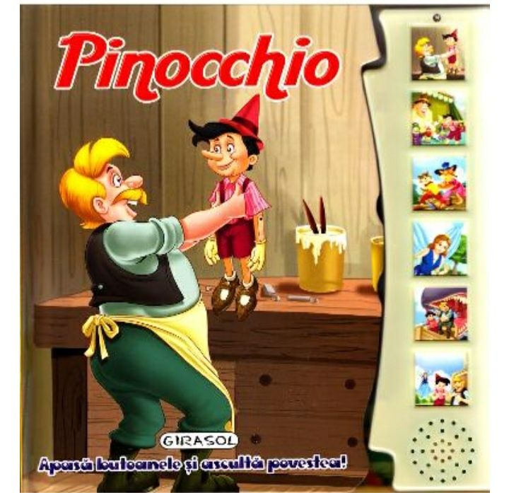 Pinocchio, Cartea Junglei și Cei 3 purceluși-Carti Apasa si ascultă