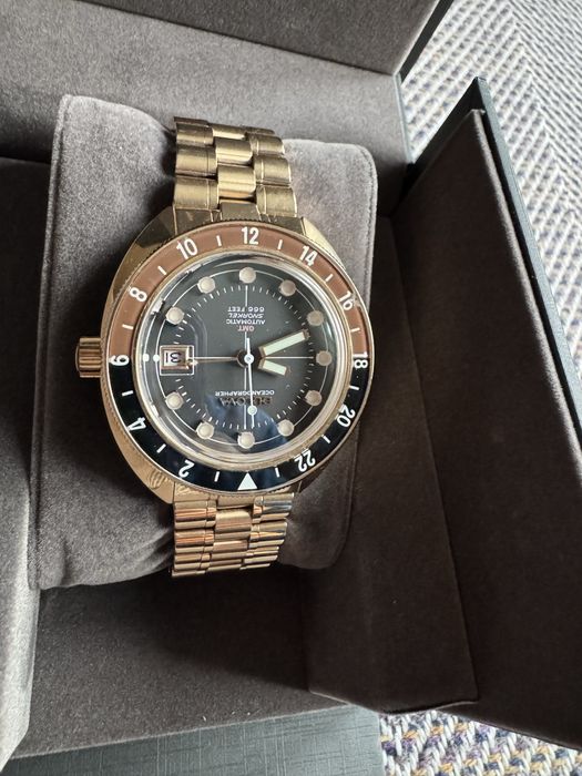Bulova Oceanographer Devil 666ft GMT Automatic Rose Gold