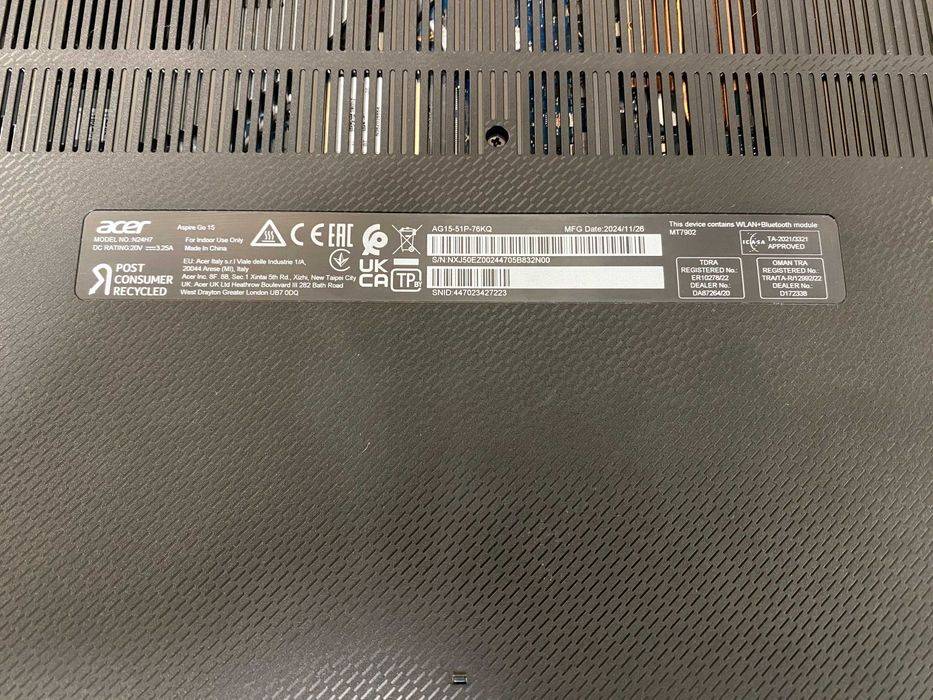 Acer Aspire Go 15 AG15-51P, Intel® Core™  i7-1355, 32GB RAM, 512GB SSD