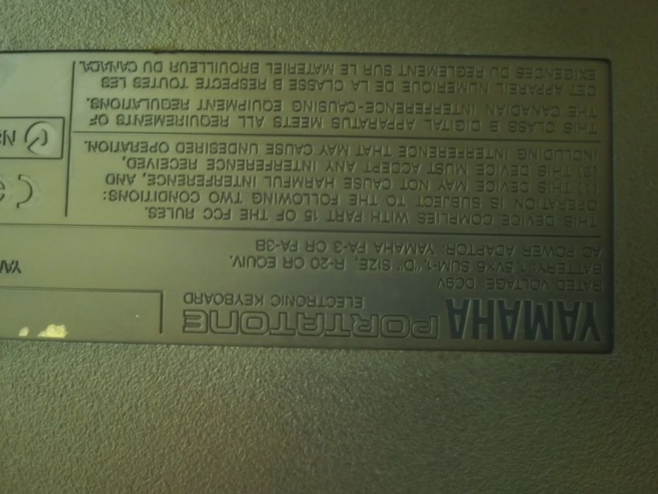 Orgă Yamaha PSR 280