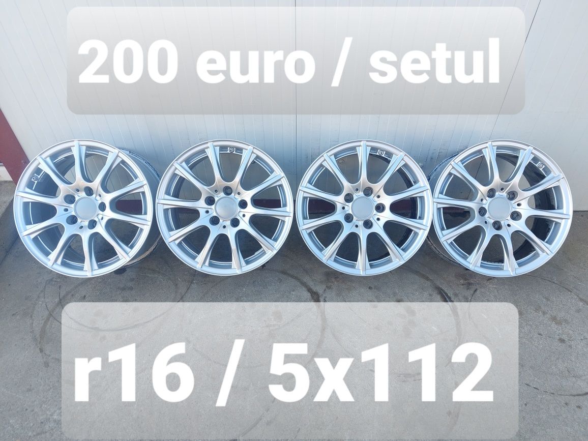 Jante aluminiu ORIGINALE r16 / Audi Vw Skoda Seat Mercedes / 5x112