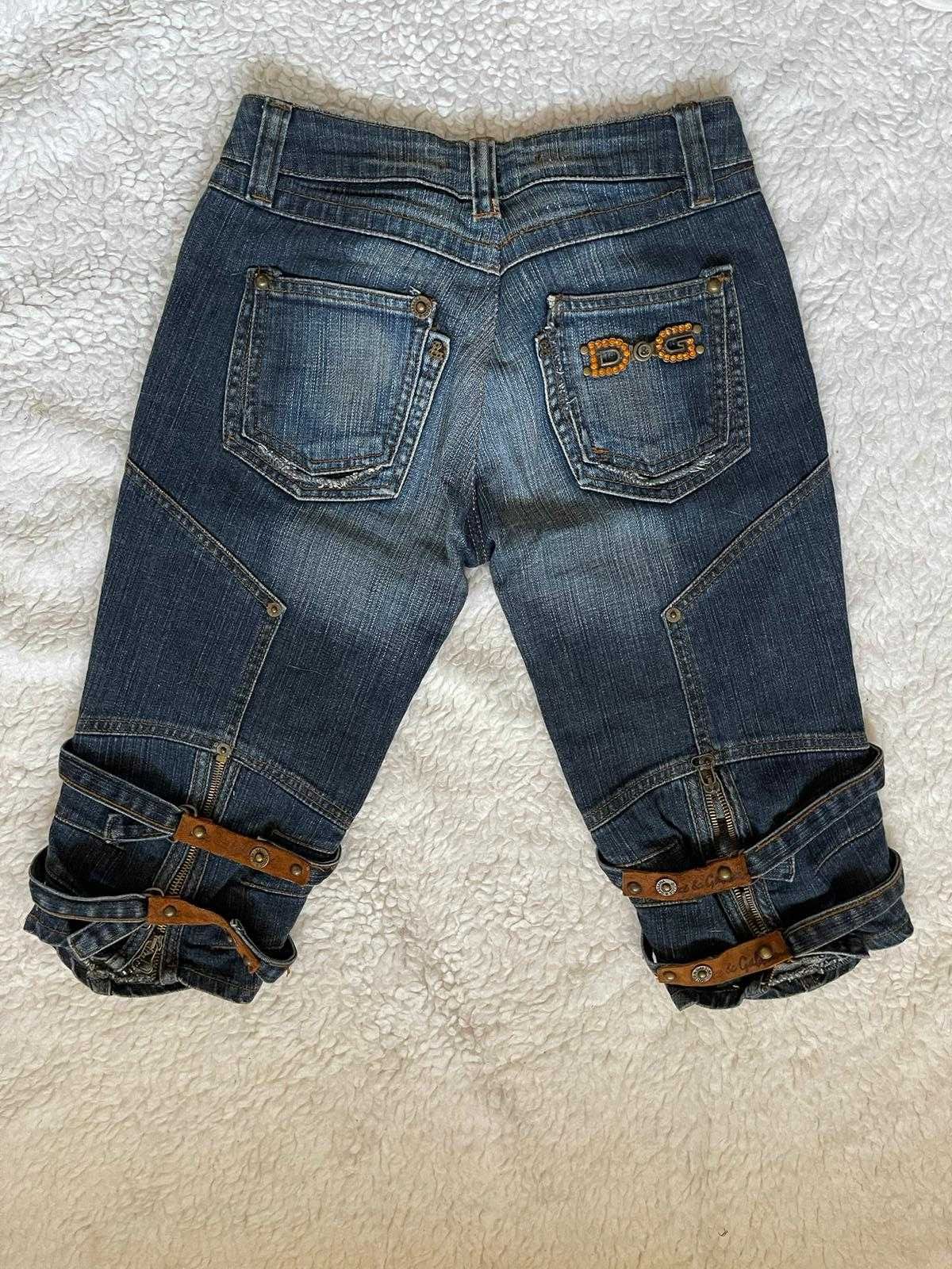 Blugi dama vintage pantaloni scurti blue jeans D&G vara