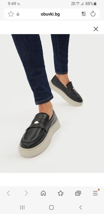 Furla Leather Womens Size 39 - 25см ОРИГИНАЛ! Лоуфъри Естествена  Кожа