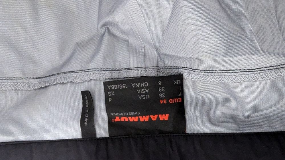 Pantaloni/Suprapantaloni Goretex Dama Mammut XS