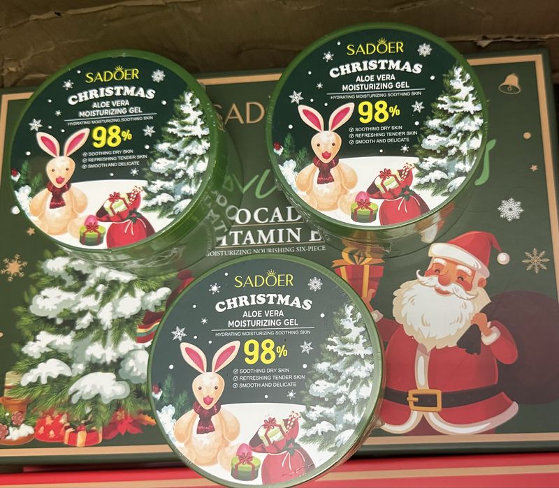 Новогодний гель для лица и тела .