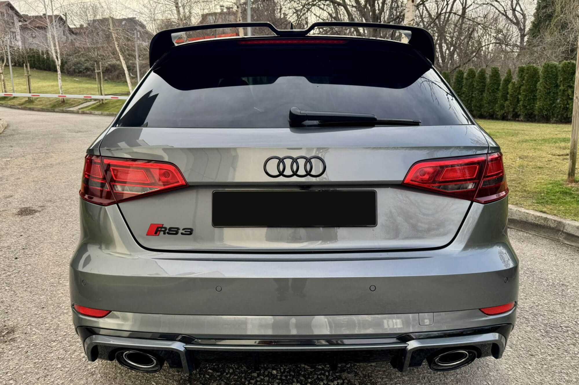 Тунинг спойлер  съвместим с Audi A3 8V хечбек 2013-2019г, небоядисан
