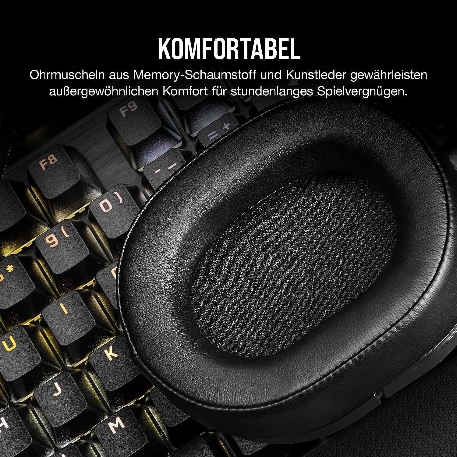 Гейминг слушалки Corsair HS55 Wireless Core CA-9011290EU, НОВО