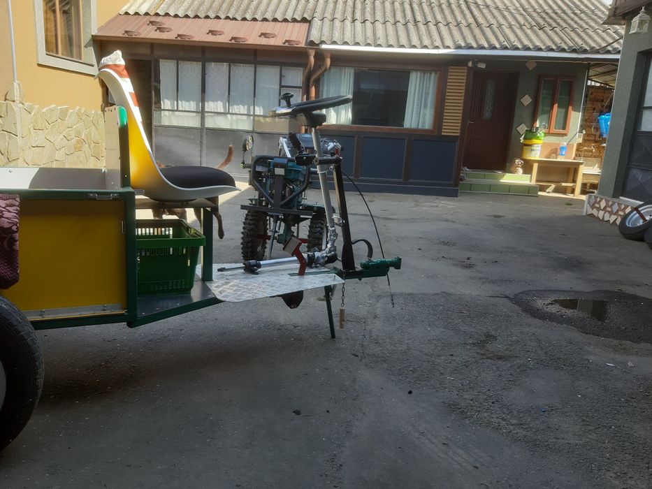Vând motocultor dkd 7cp cu remorca și volan