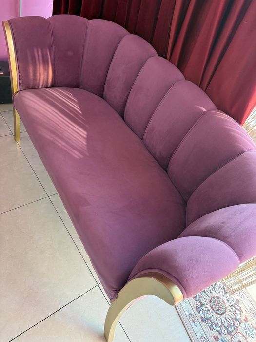 Mehmonxonasida uchun chiroyli yengi dizayndegi divan