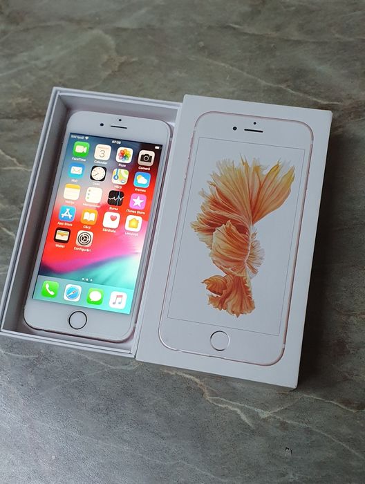 iPhone 6s Gold Roze baterie 100%