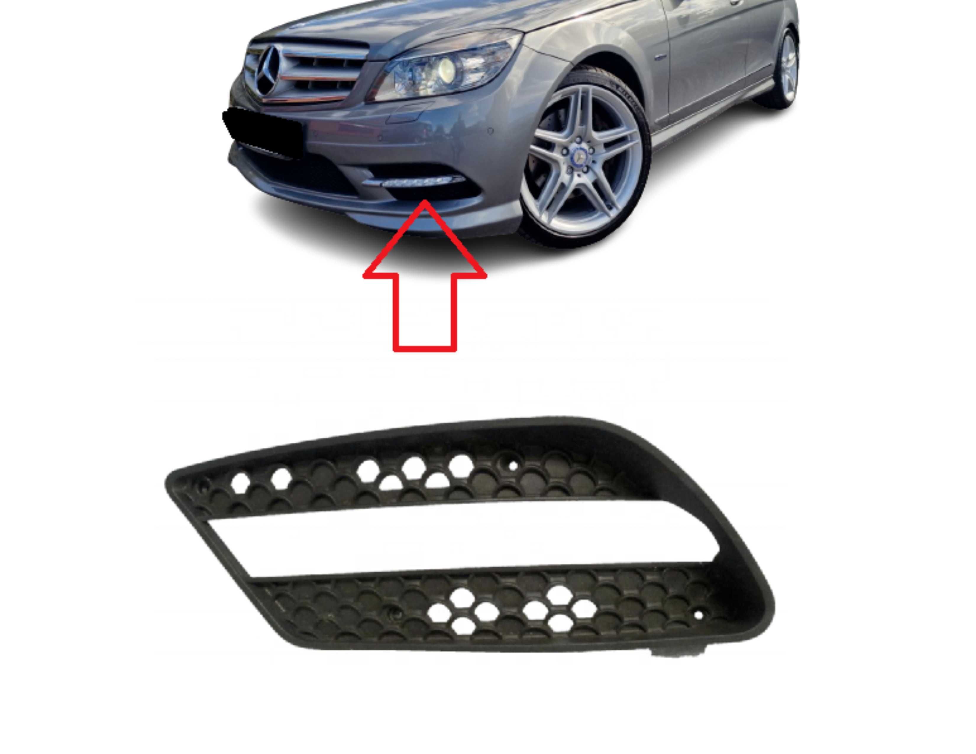 Решетка за Mercedes W204 AMG в предна броня в204 ,2011-2014