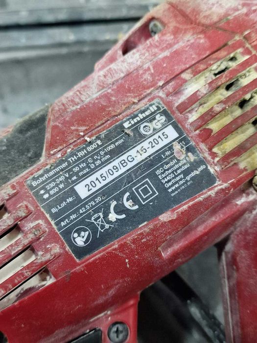 Перфоратор EINHELL TC-RH 800 E 2.50 J, SDS PLUS, 800 W, КУФАР