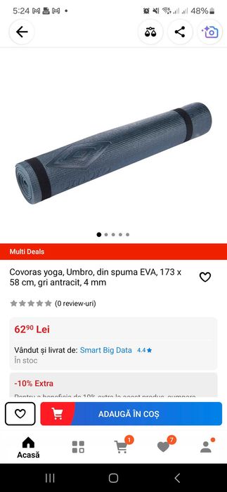 Covoras yoga umbro npu nefolosit