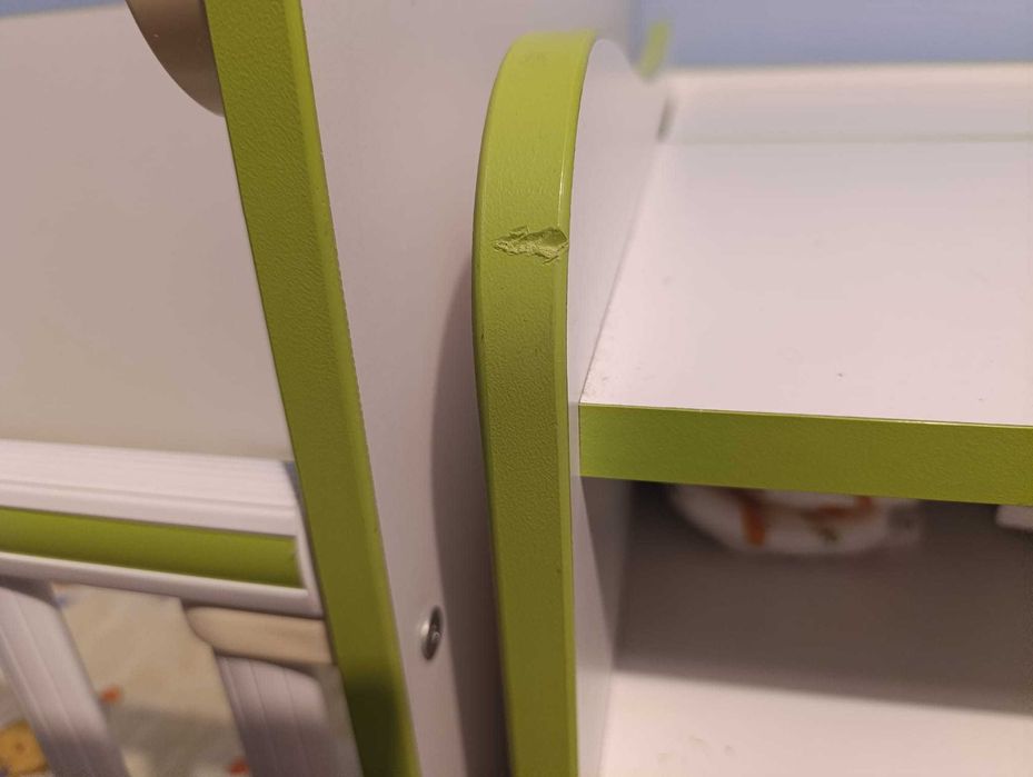 Pătuț bebe transformabil, verde