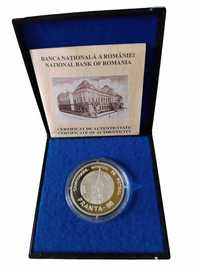 Moneda din argint 100 lei Campionatul Mondial de Fotbal Franta 1998