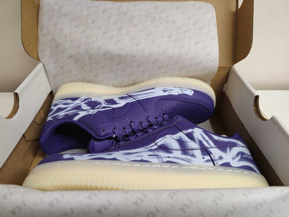 Air Force 1 Purple Skeleton Marimea 41