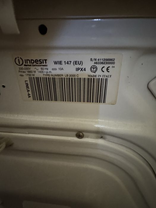 Masina de spalat indesit made in ITALY