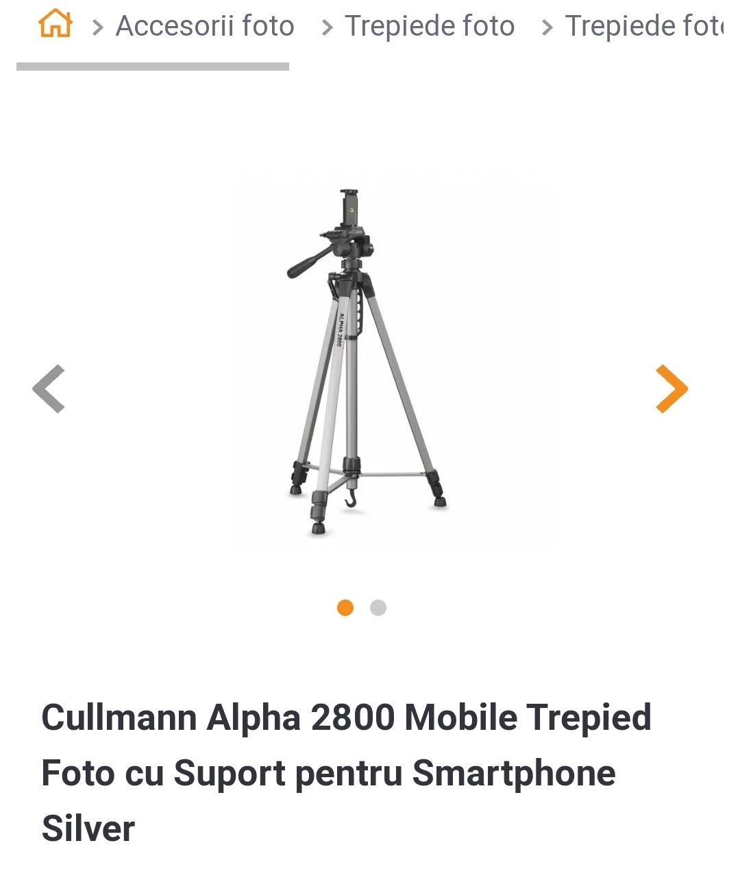 Cullmann Alpha 2800 Trepied Foto