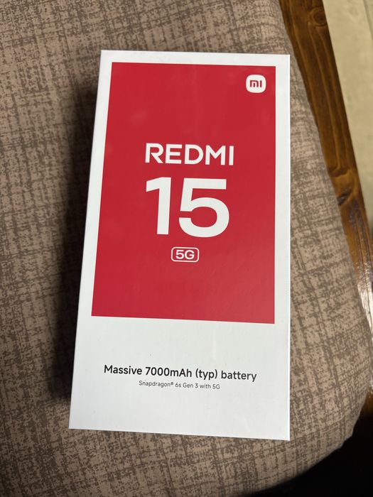 Продавам чисто нов Xiaomi Redmi 15 5G – запечатан!