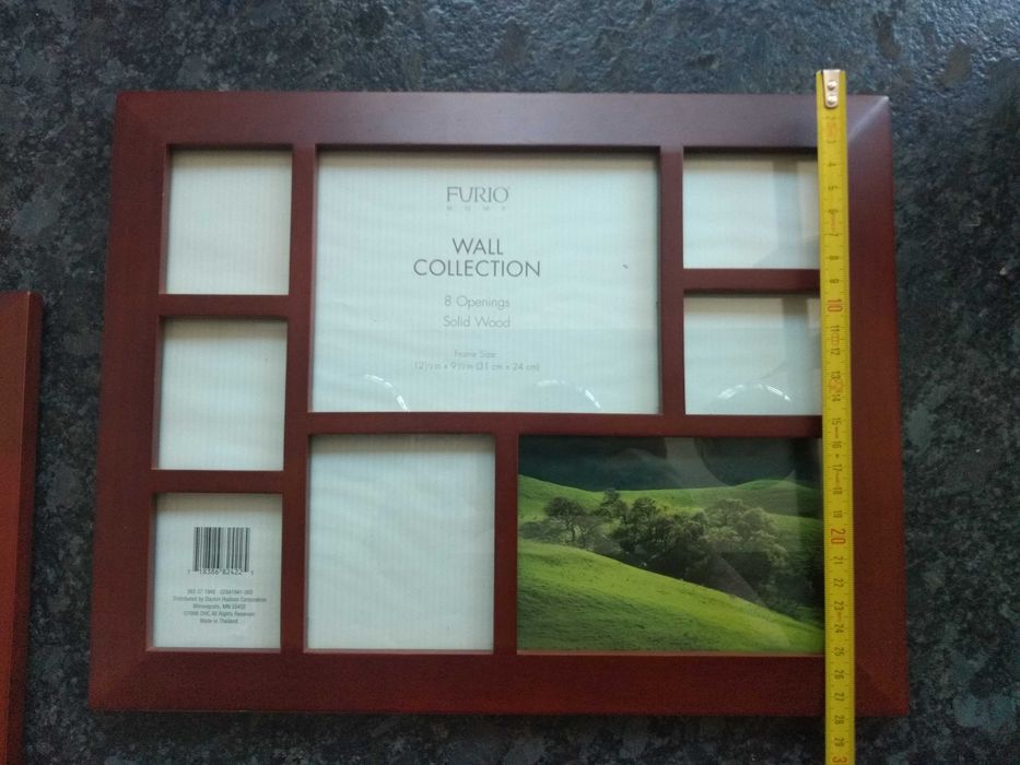 Дървени рамки за 16 броя снимки, нови