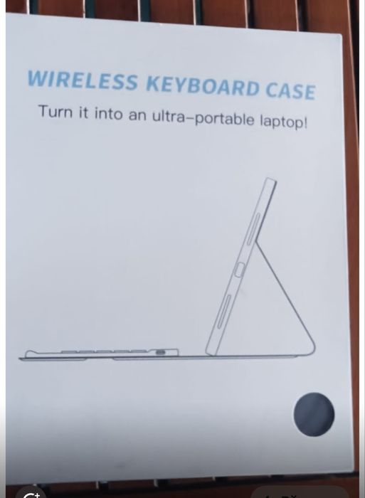 Mapa+Tastatura wireles tip carte pentru tableta Ipad A16 11th generate