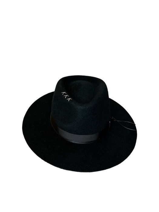 Palarie Dadarlat Unisex Neagra Fedora din Lana