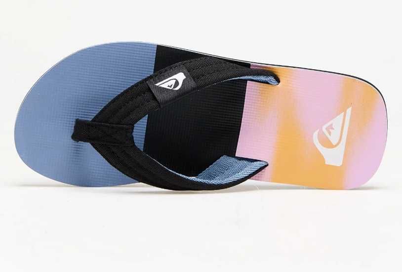 Papuci Quicksilver Molokai Layback albastru portocaliu marimea 44