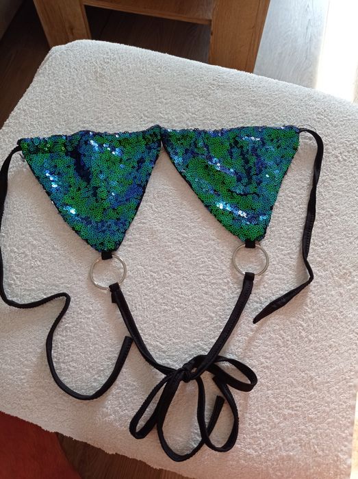 Costum de baie dama cu paiete marime S