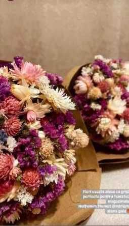 Buchet flori uscate natural