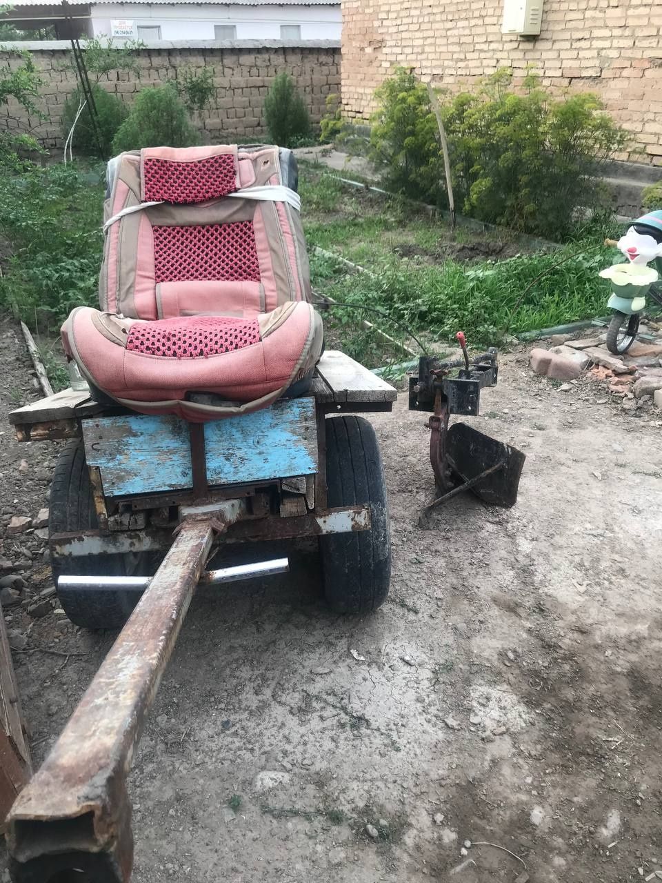 Мини трактор зубы