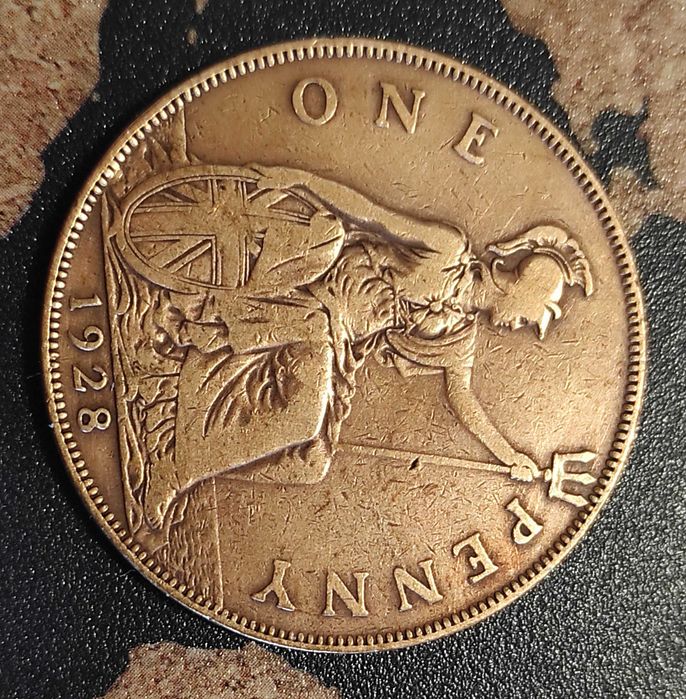 Монети Великобритания 1 пени - 5 бр.› Крал Джордж V  [1927-1936]