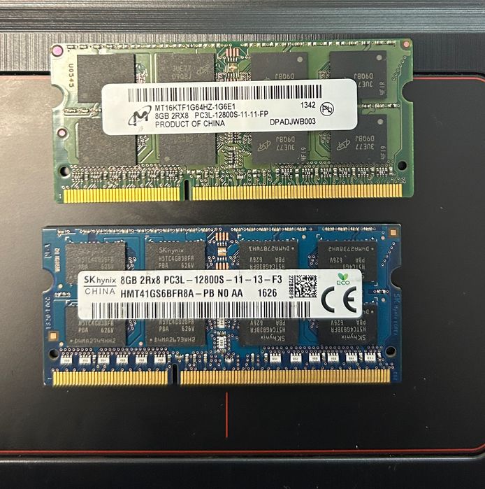 Memorie RAM Laptop 16GB 2x8GB DDR3 1600MHz - ASUS/Acer/Dell/HP