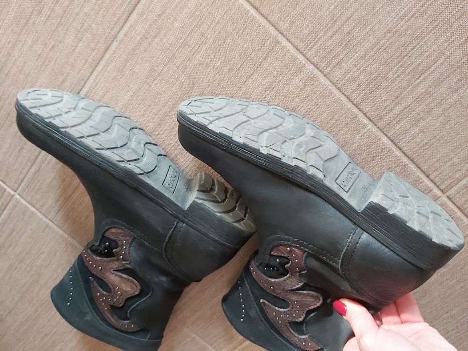 Ghete piele CafeNoir