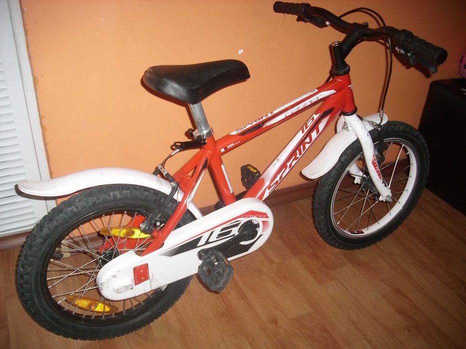 ИЗГОДНО Sprint 16" детски велосипед,колело със спомагателни.Промо цена