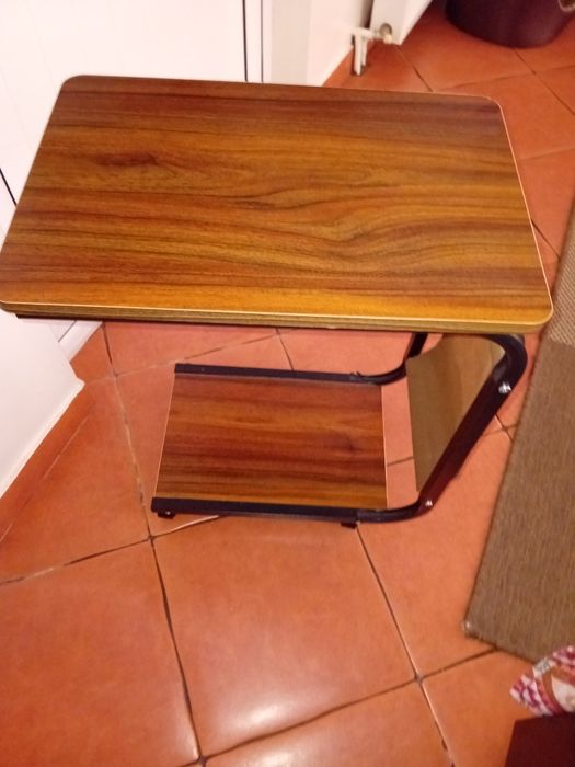 Măsuță cafea,cadru metalic cu rotițe