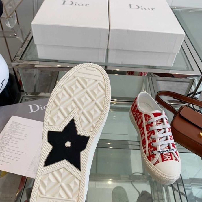 Adidasi tenisi Christian Dior Walk'n'Dior red, marimi 35-40, Premium