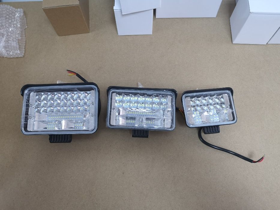 Proiector led Off Road 2 faze, Suv, ATV, Tractor, Jeep lumina COMBO