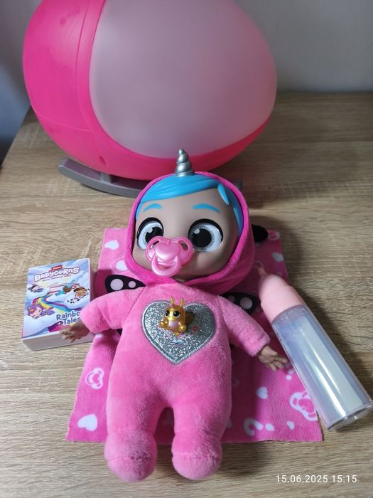 Păpușă interactivă bebeluș Zuru Babycorns, 24cm