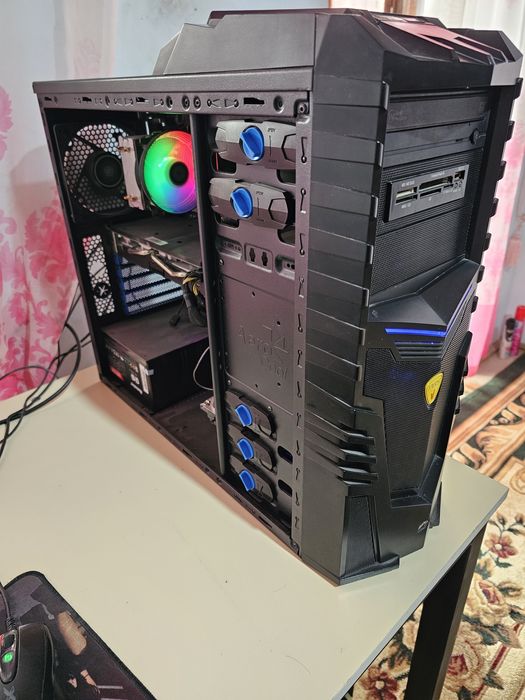 Keys sotiladi I3 12100f rx 580 m.2 320gb ram 24gb psu 700w