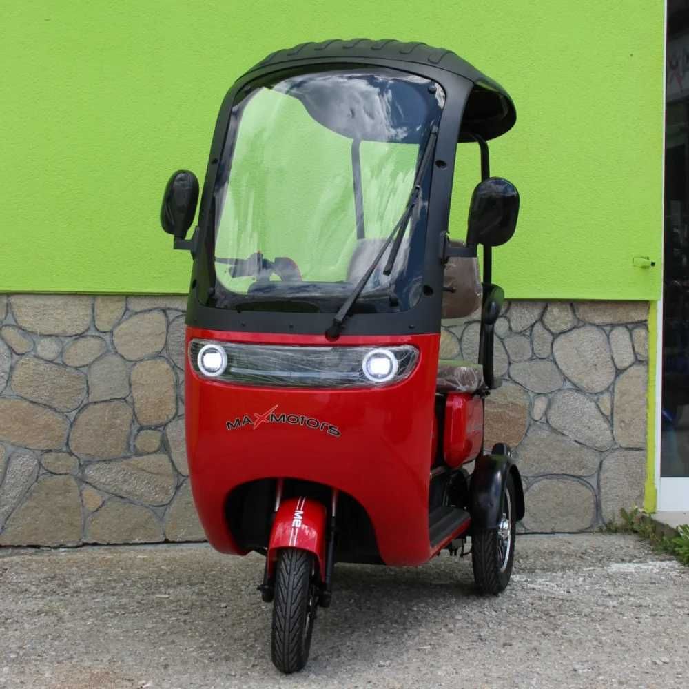Електрическа Триместна Триколка MaxMotors Apple X3 1800W/48V/20Ah