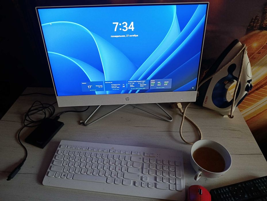 HP All-in-One 24 — ИДЕАЛЬНОЕ состояние