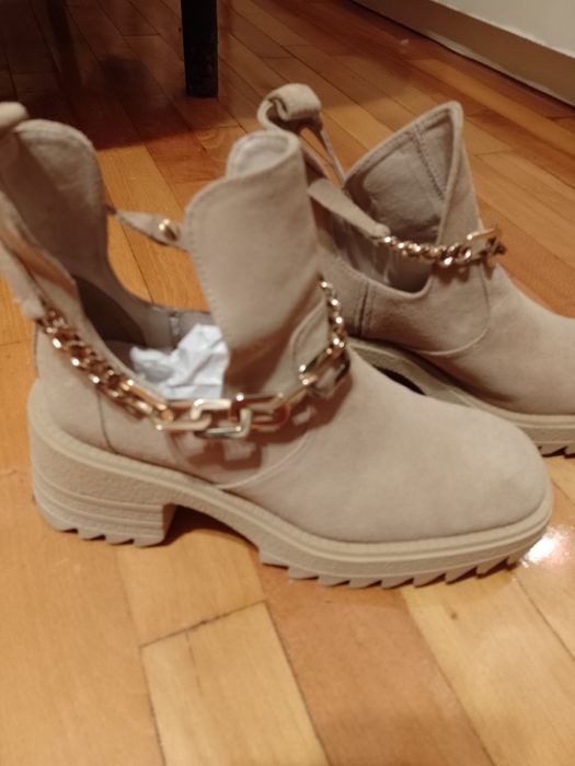 Botine Karino piele intoarsa nr. 37