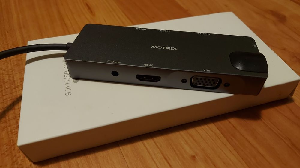 Adaptor Hub USB Motrix Type-C MacOS