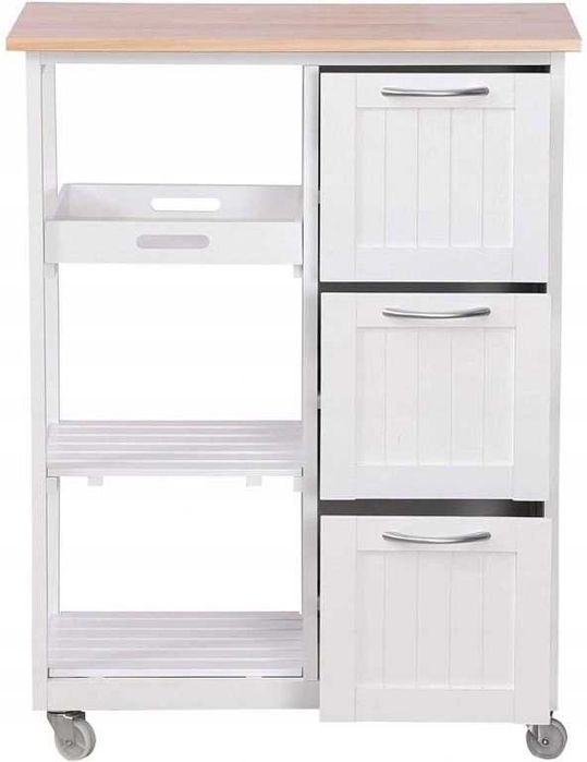 Кухненска количка на колелца рециклиран продукт преоценен!!!