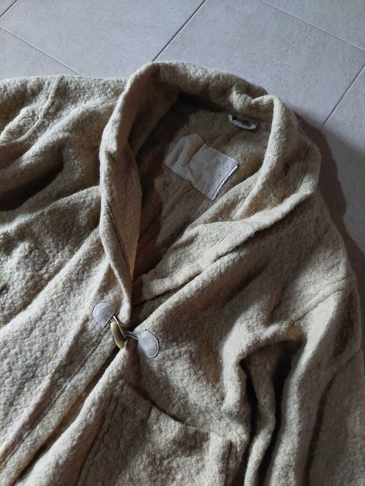 L/XL Дамско вълнено палто