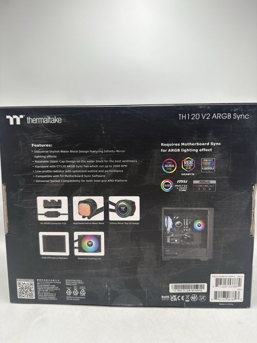 Racitor lichid, Thermaltake, TH120 V2 ARGB Sync, 12 cm Sigilat G