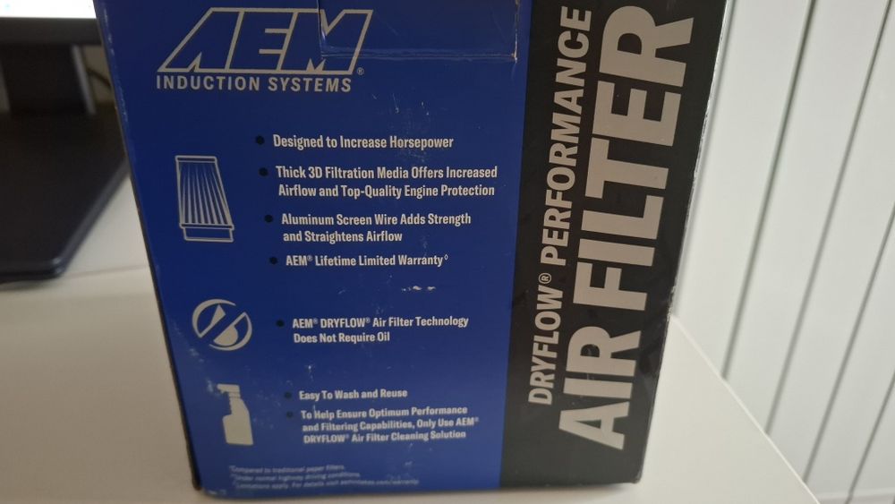 Спортен филтър сух reusable AEM 21-205DK