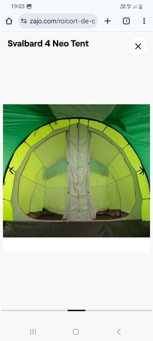 Cort Zajo Svalbard 4 persoane profesional