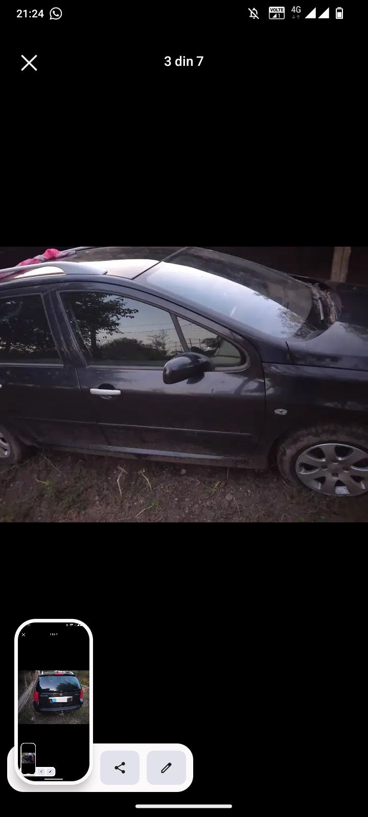 Vând Peugeot anul 2003